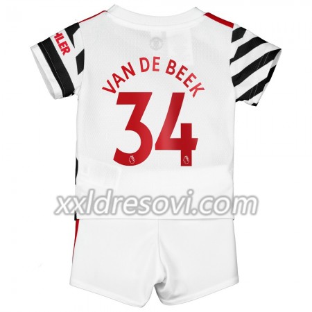 Manchester United Donny Van De Beek 34 Treći Dječji Komplet Dresovi za Nogomet 2020-2021 (+ kratke hlače)